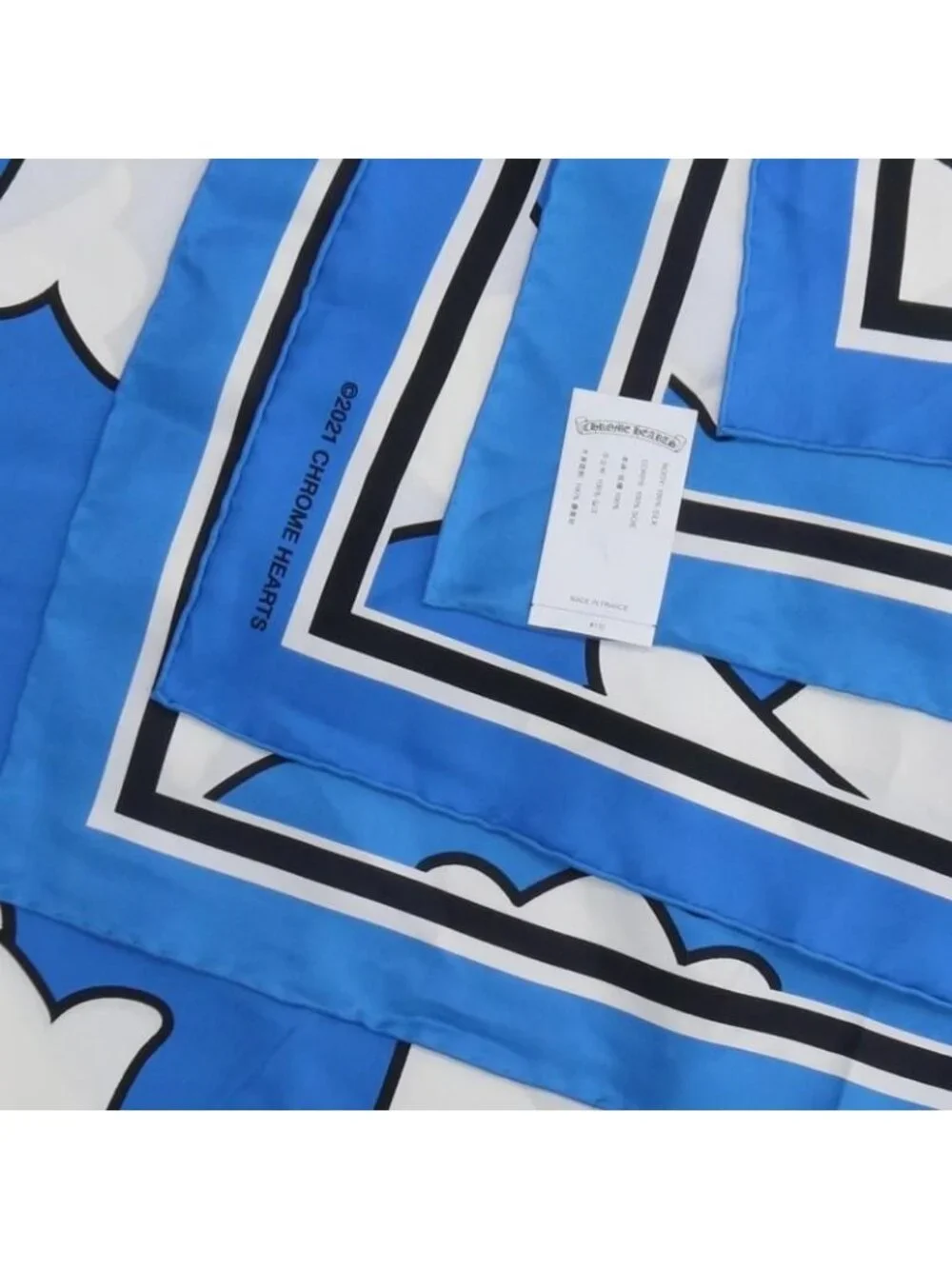 Chrome Hearts CH Scarf CH Plus Print Silk